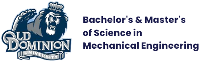 ODU Old Dominion University Bachelors and Masters of Science in Mechanical Engineering logo from Minett Consulting's Owner
